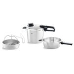622-412-12-070/0 Vitavit® Premium SET OLLAS A PRESIÓN 22CM – 6,5L + 2,5L CESTILLO + TRÍPODE | FISSLER