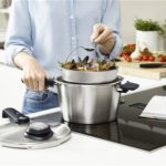 622-412-12-070/0 Vitavit® Premium SET OLLAS A PRESIÓN 22CM – 6,5L + 2,5L CESTILLO + TRÍPODE | FISSLER - Imagen 15
